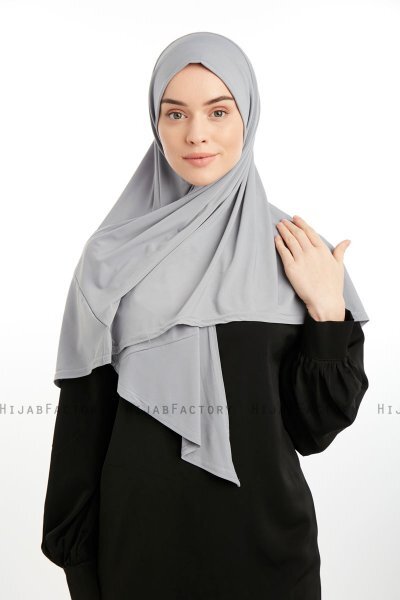 Nermin - Sandy Scarfs Hijab Grigio Chiaro