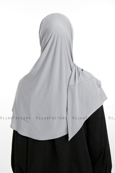 Nermin - Sandy Scarfs Hijab Grigio Chiaro