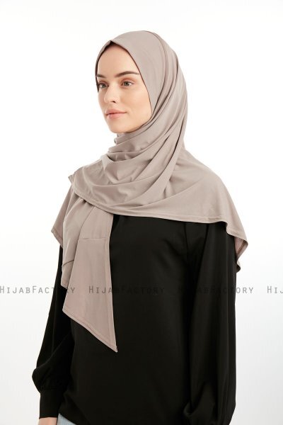 Nermin - Sandy Scarfs Hijab Grigio Pietra