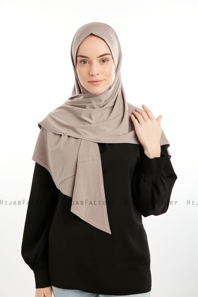 Nermin - Sandy Scarfs Hijab Grigio Pietra