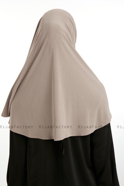 Ilay - Sandy Turban Hijab Taupe Scuro
