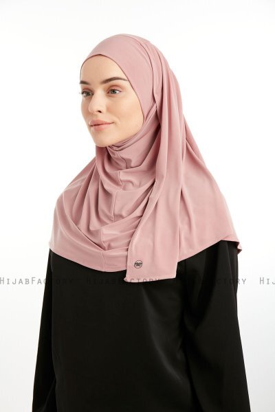 Ilay - Sandy Turban Hijab Rosa Antico