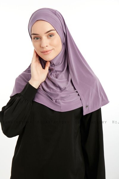 Ilay - Sandy Turban Hijab Viola Scuro