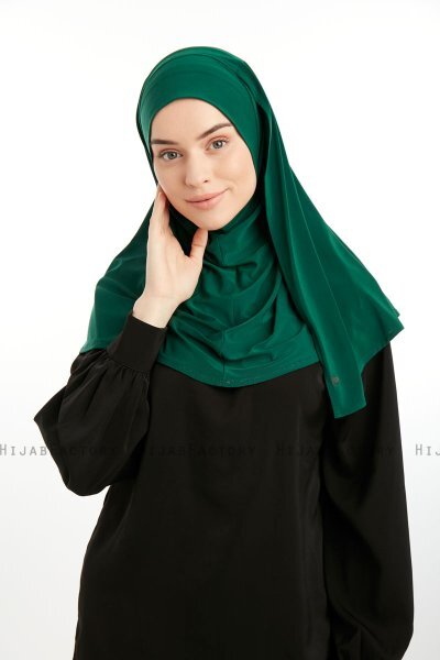 Ilay - Sandy Turban Hijab Verde Scuro