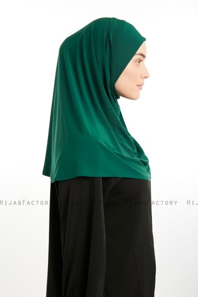 Ilay - Sandy Turban Hijab Verde Scuro