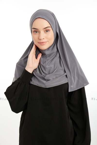 Ilay - Sandy Turban Hijab Grigio Scuro