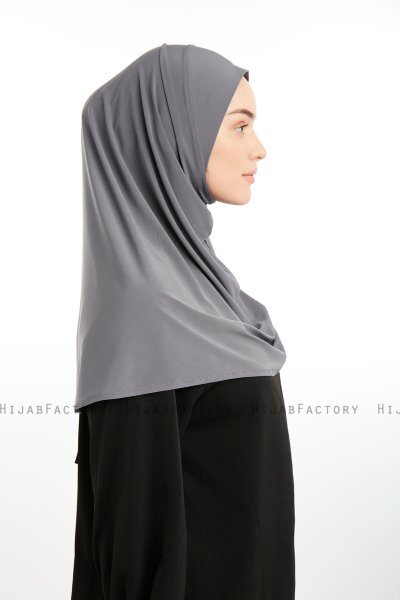 Ilay - Sandy Turban Hijab Grigio Scuro