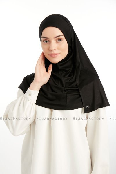 Feriha - Hijab Turban Viscosa Nero