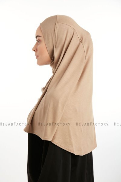 Feriha - Hijab Turban Viscosa Taupe Scuro