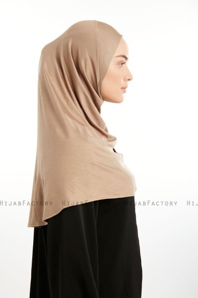 Feriha - Hijab Turban Viscosa Taupe Scuro