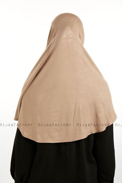 Feriha - Hijab Turban Viscosa Taupe Scuro