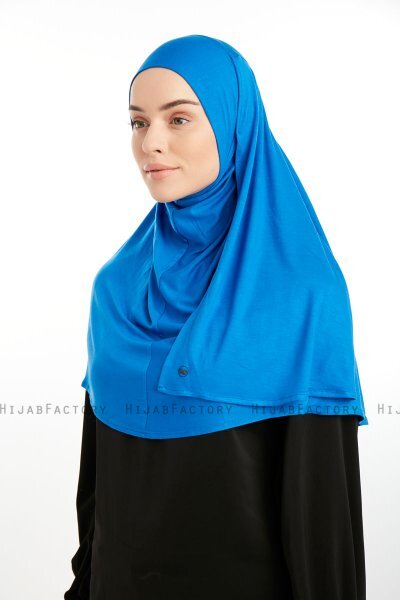 Feriha - Hijab Turban Viscosa Blu