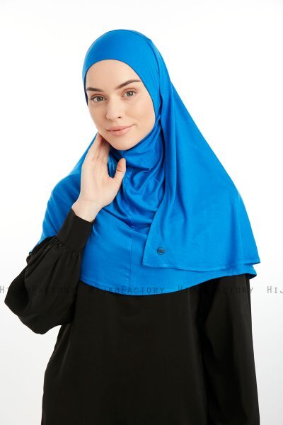 Feriha - Hijab Turban Viscosa Blu