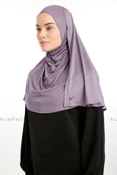Feriha - Hijab Turban Viscosa Viola Scuro