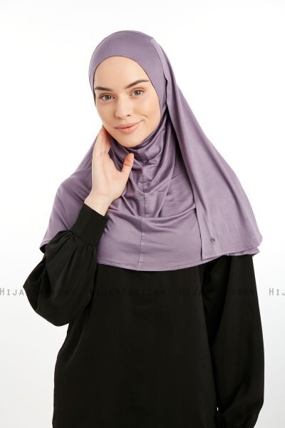 Feriha - Hijab Turban Viscosa Viola Scuro