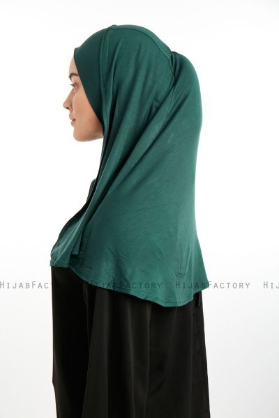 Feriha - Hijab Turban Viscosa Verde Scuro