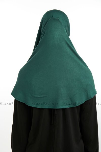 Feriha - Hijab Turban Viscosa Verde Scuro