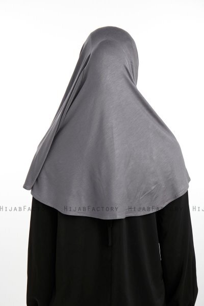 Feriha - Hijab Turban Viscosa Grigio Scuro