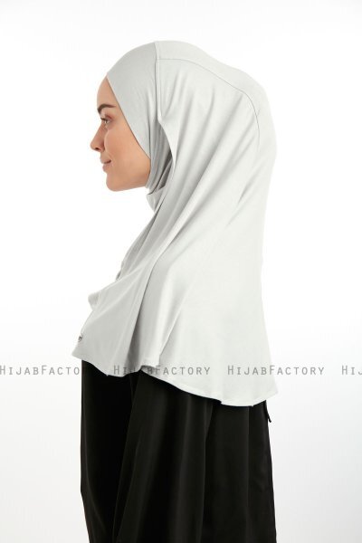 Feriha - Hijab Turban Viscosa Grigio Chiaro