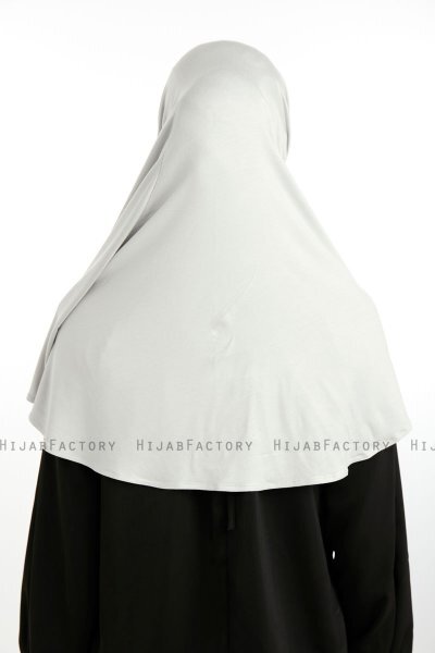 Feriha - Hijab Turban Viscosa Grigio Chiaro