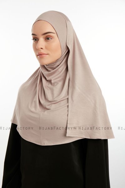 Feriha - Hijab Turban Viscosa Grigio Pietra