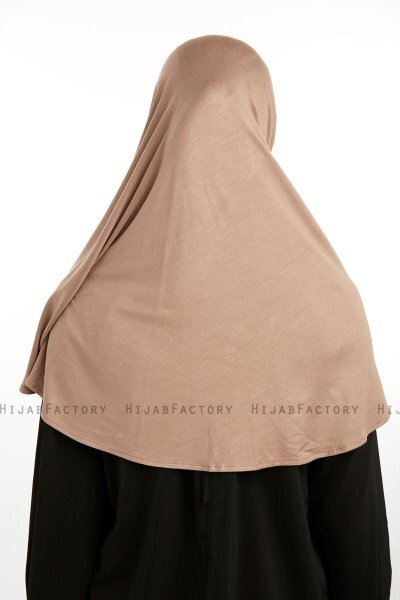 Feriha - Hijab Turban Viscosa Marrone Chiaro