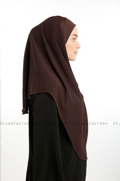 Bengi - Micro Krep Turban Hijab Marrone