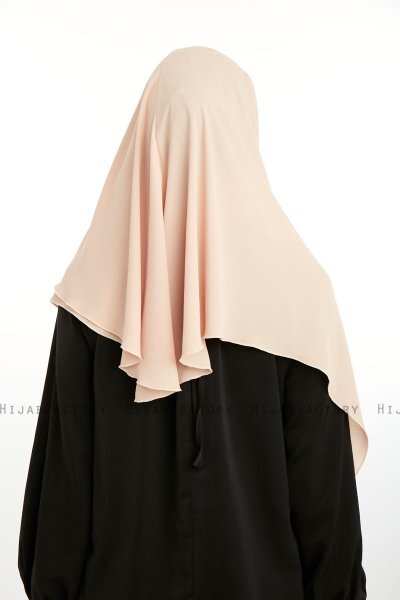 Bengi - Micro Krep Turban Hijab Beige