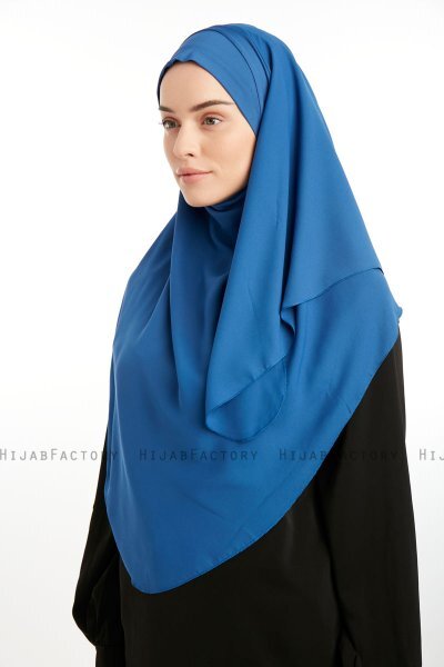 Bengi - Micro Krep Turban Hijab Indaco