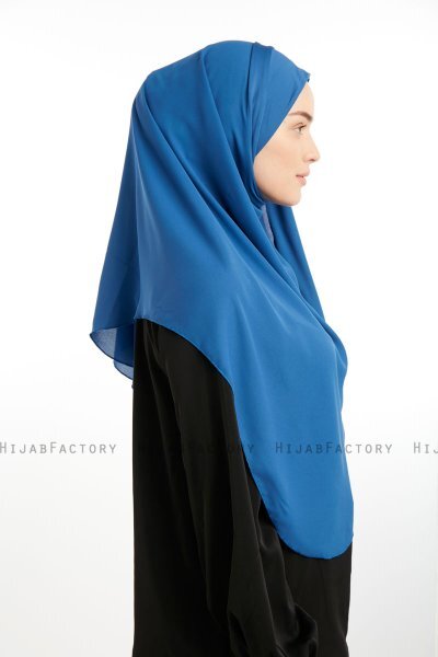 Bengi - Micro Krep Turban Hijab Indaco