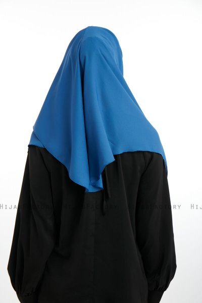 Bengi - Micro Krep Turban Hijab Indaco