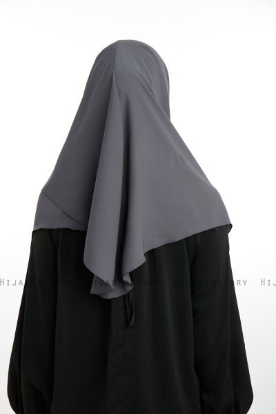 Bengi - Micro Krep Turban Hijab Antracite