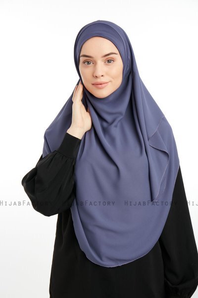 Bengi - Micro Krep Turban Hijab Royal Blue