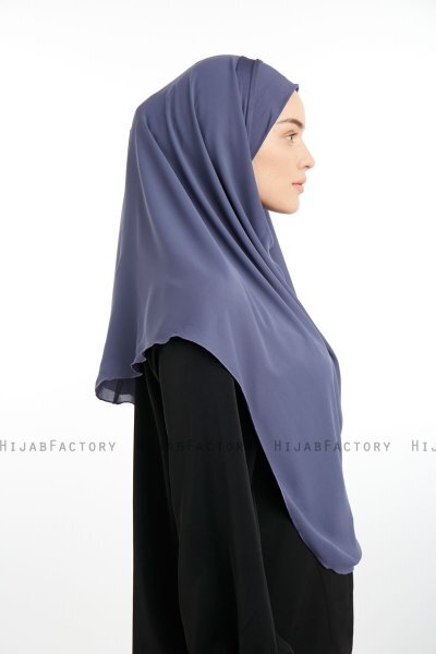 Bengi - Micro Krep Turban Hijab Royal Blue