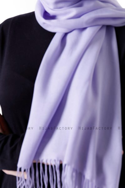 Demet - Hijab Pashmina Viola Chiaro