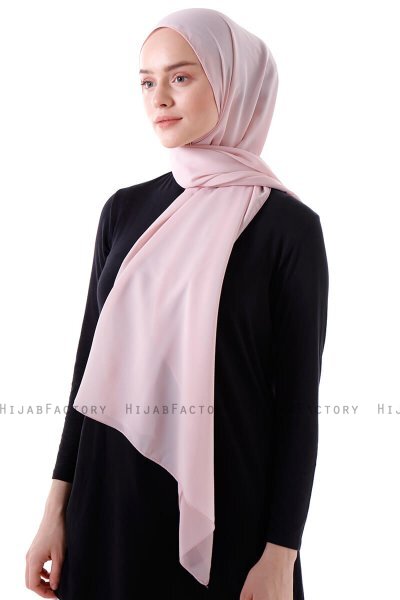 Hadise - Hijab Chiffon Rosa Antico