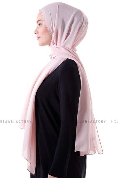 Hadise - Hijab Chiffon Rosa Antico