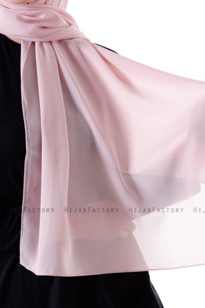 Hadise - Hijab Chiffon Rosa Antico