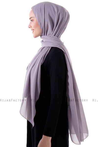 Hadise - Hijab Chiffon Grigio