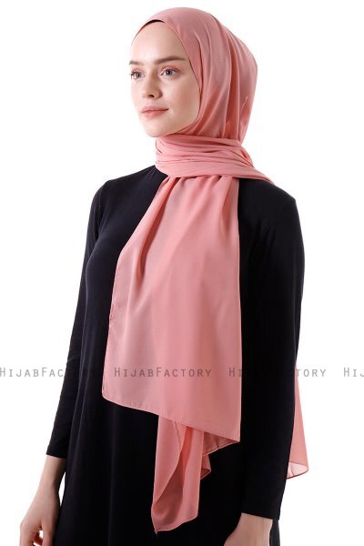 Hadise - Hijab Chiffon Terracotta