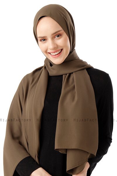 Hadise - Hijab Chiffon Cachi Scuro