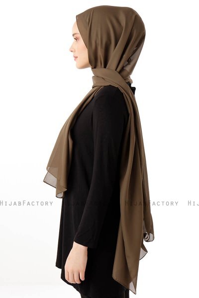 Hadise - Hijab Chiffon Cachi Scuro