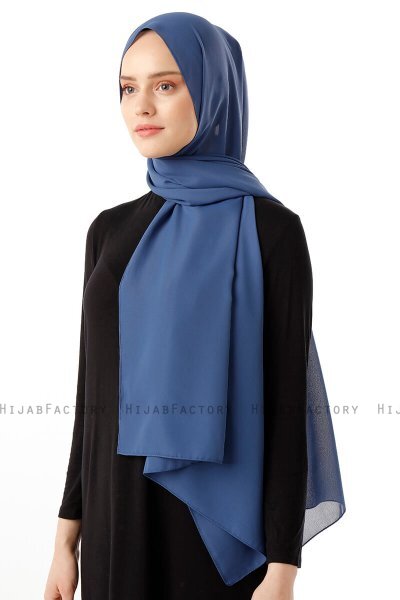 Hadise - Hijab Chiffon Petrol