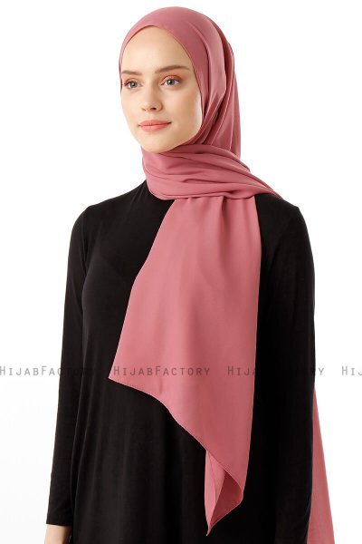 Hadise - Hijab Chiffon Rosa Scuro