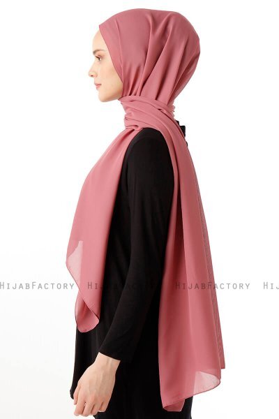 Hadise - Hijab Chiffon Rosa Scuro