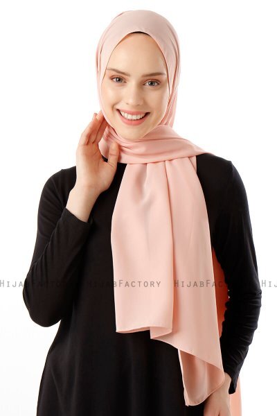 Hadise - Hijab Chiffon Salmone