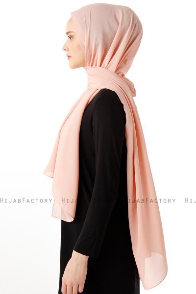 Hadise - Hijab Chiffon Salmone
