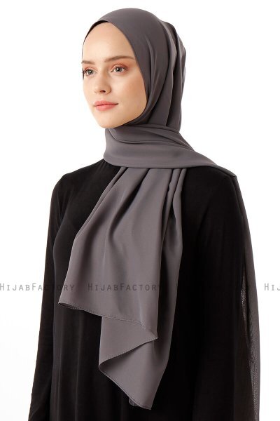 Hadise - Hijab Chiffon Antracite