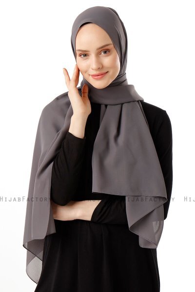 Hadise - Hijab Chiffon Antracite