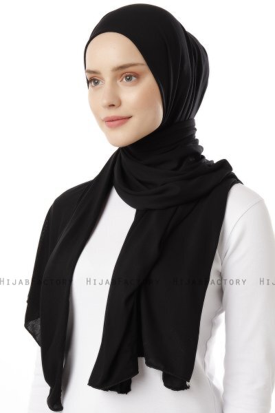 Neylan - Hijab Jersey Basic Nero